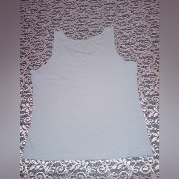 Jasmine Rose Tops - Jasmine Rose Light Gray Tank Top